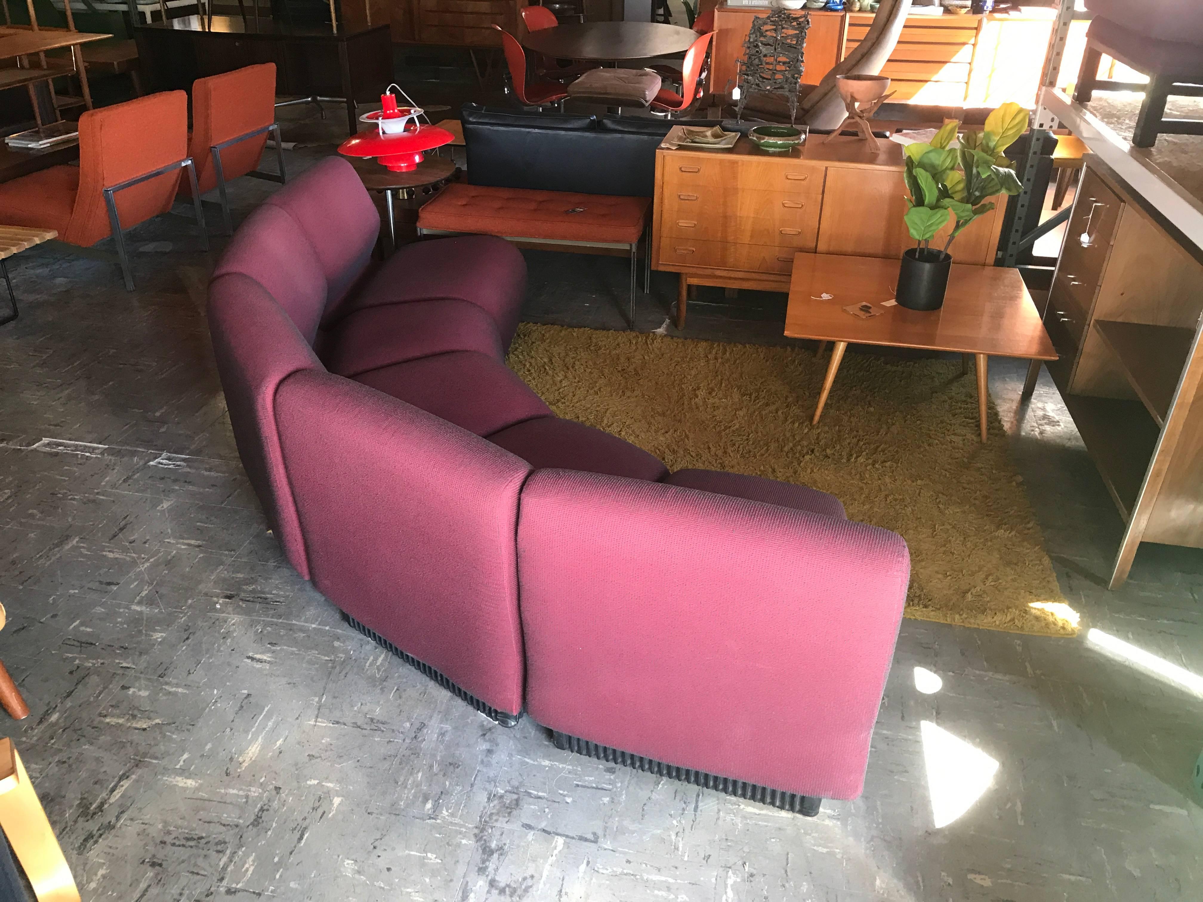 Don Chadwick Herman Miller Curved Sectional Sofa In Excellent Condition In Salt Lake City, UT