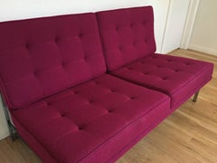 Florence Knoll Parallel Bar Settee Sofa