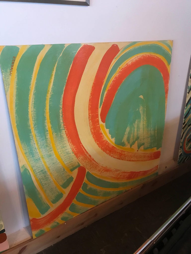 Richard Kendall Original Large Oil Painting Midcentury Abstract Art at