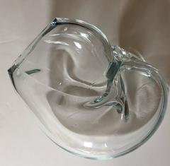Contemporary Biomorphic Blown Glass Sculptural Vase by John Bingham
