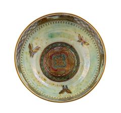 Art Deco Wedgwood Porcelain Fairyland Lustre Butterfly Bowl