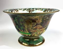 Wedgwood Art Deco Porcelain Fairyland Lustre Center Bowl