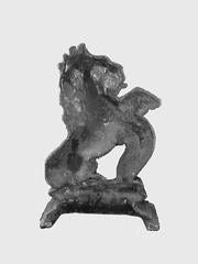 English Cast Iron Lion Rampant Doorstop