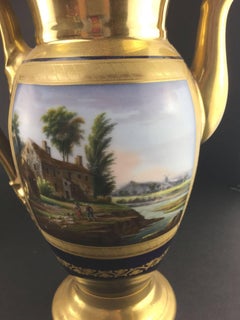 French 19th Century Paris Porcelain Demitasse Cabaret or Coffee Service
