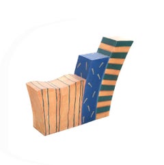 Important Pair of Contemporary Studio Pottery Stoneware Loveseats