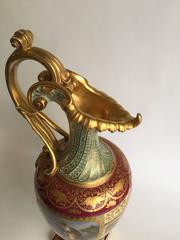 19th Century Royal Vienna Porcelain Cabinet Ewer