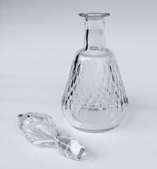 French Baccarat Crystal "Armagnac" Pattern Decanter and Stopper