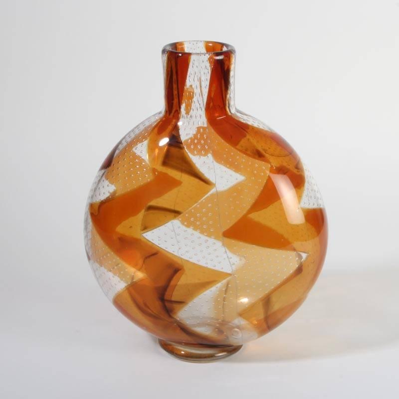 Rare Intarsio Vase by Barovier & Toso, 