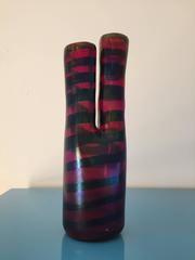 Rare and Important Vase 'Fasce Orizzontali, ' 1950, Fulvio Bianconi for Venini
