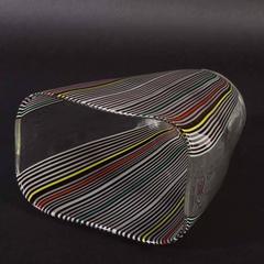 Vase by James Carpenter for Venini, Murano "Tessere Spicchi, " Signed