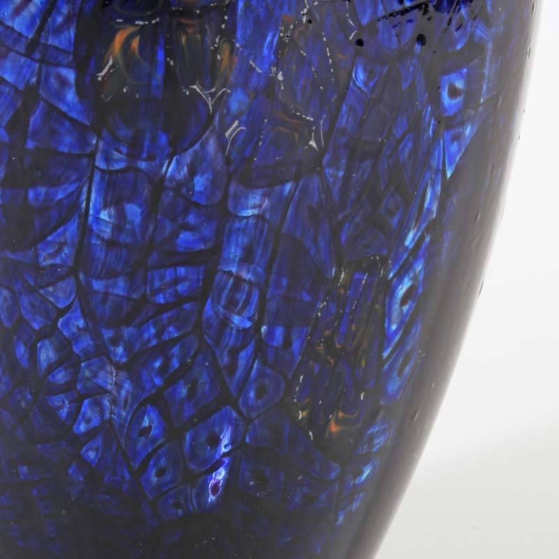 Modern Vittorio Ferro Unique Vase with Murrines For Sale