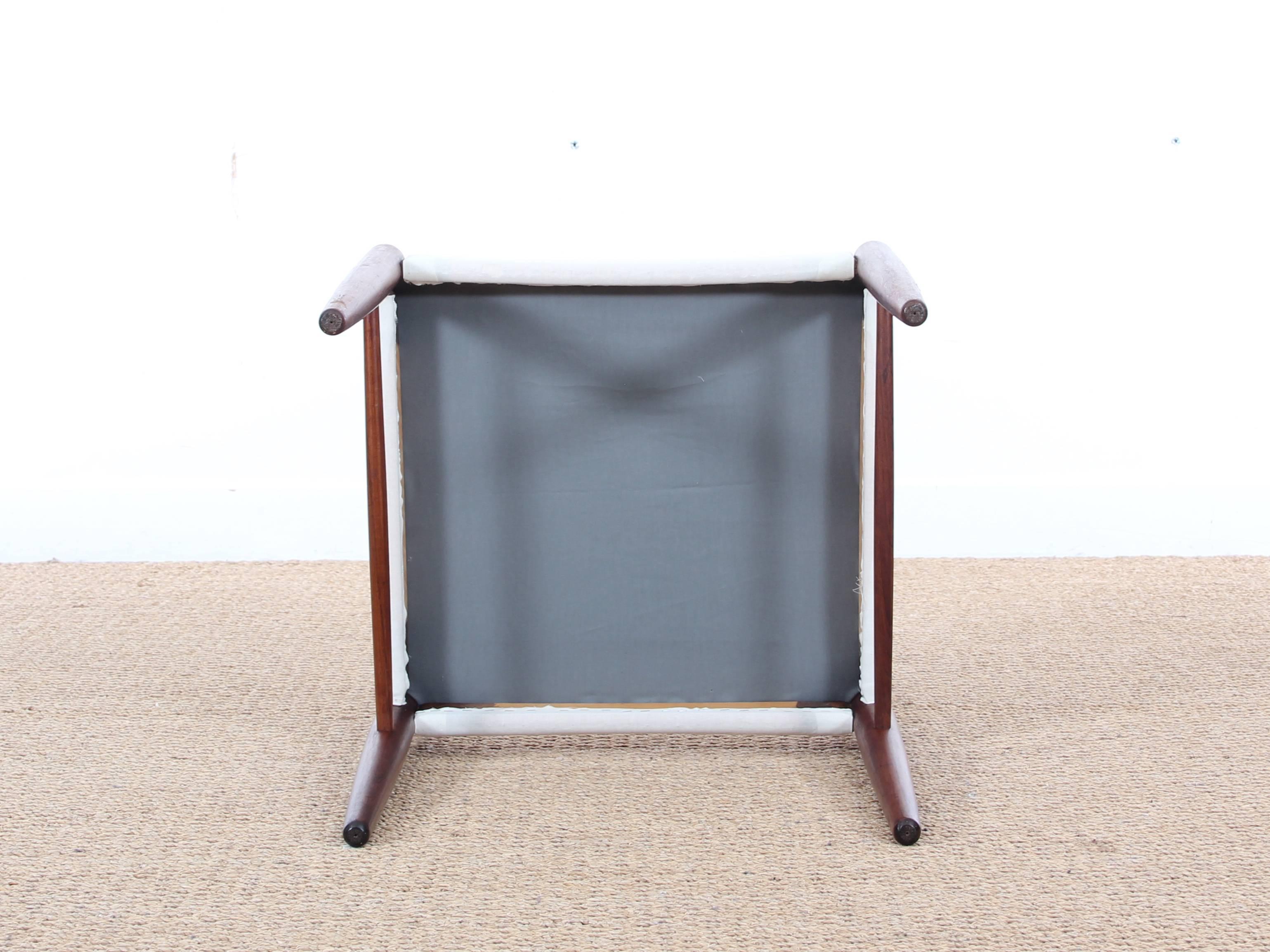 Danish Mid-Century Modern Set of Four Chairs in Rio Rosewood by H. W. Klein 5