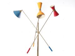 Mid-Century Modern Floor Lamp in the Angelo Lelli Style