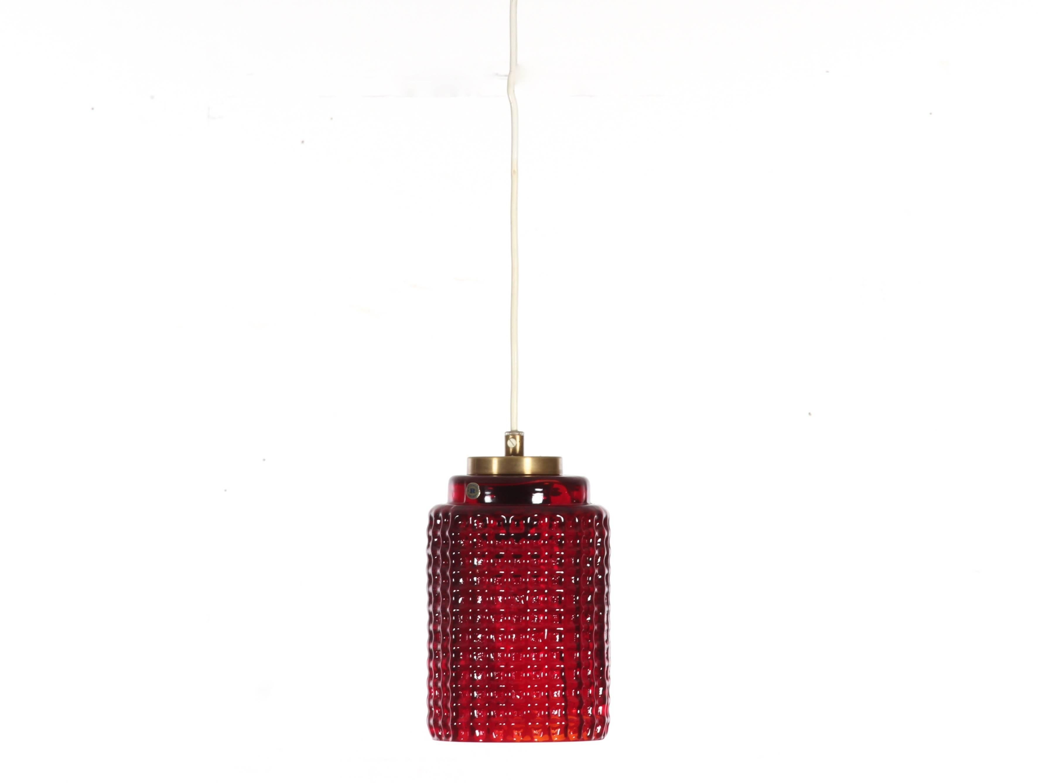 Mid-Century Modern Pendant Lamp by Reijmyre Glasbruk For Sale at 1stDibs