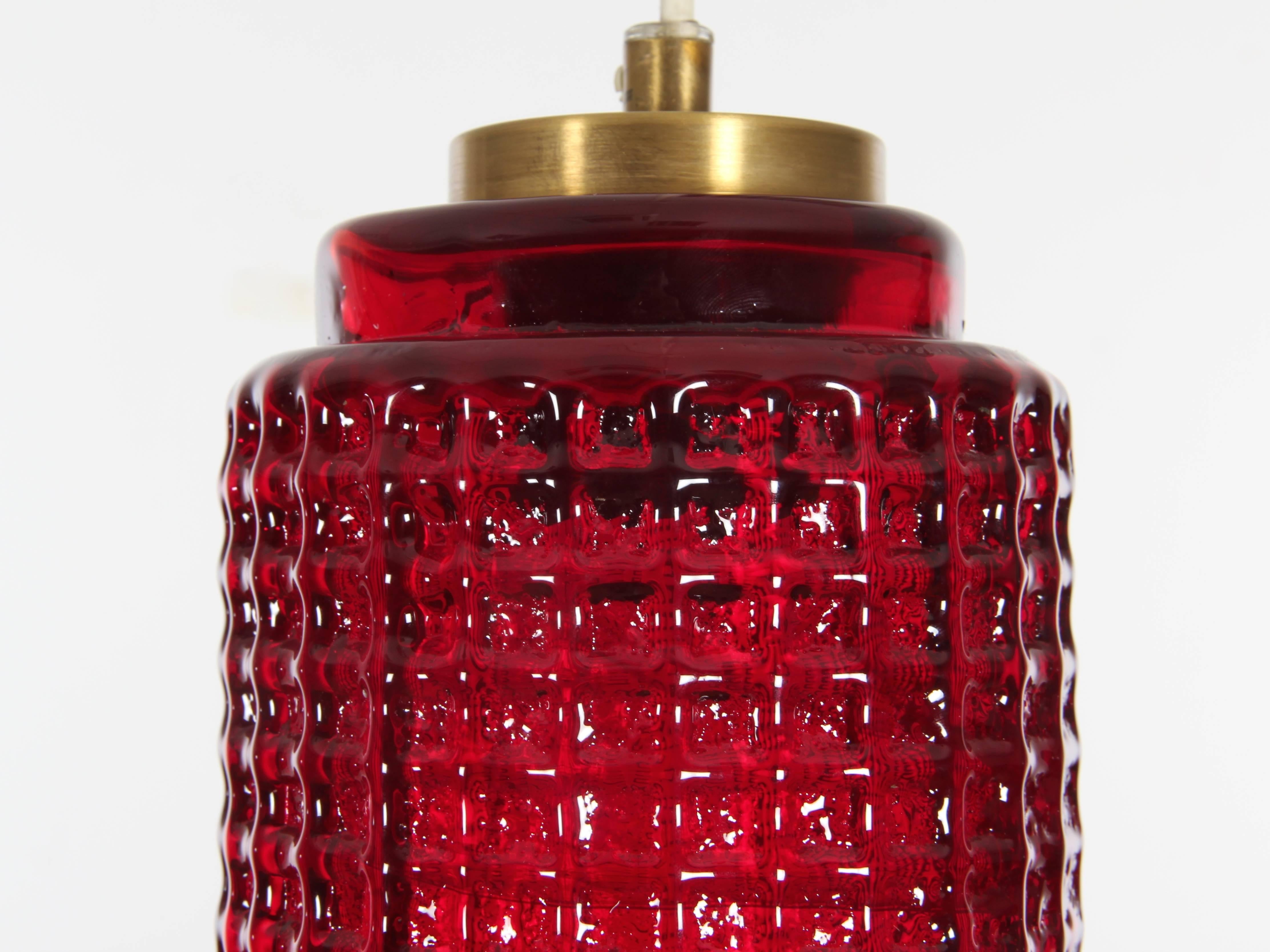 Mid-Century Modern Pendant Lamp by Reijmyre Glasbruk For Sale 2