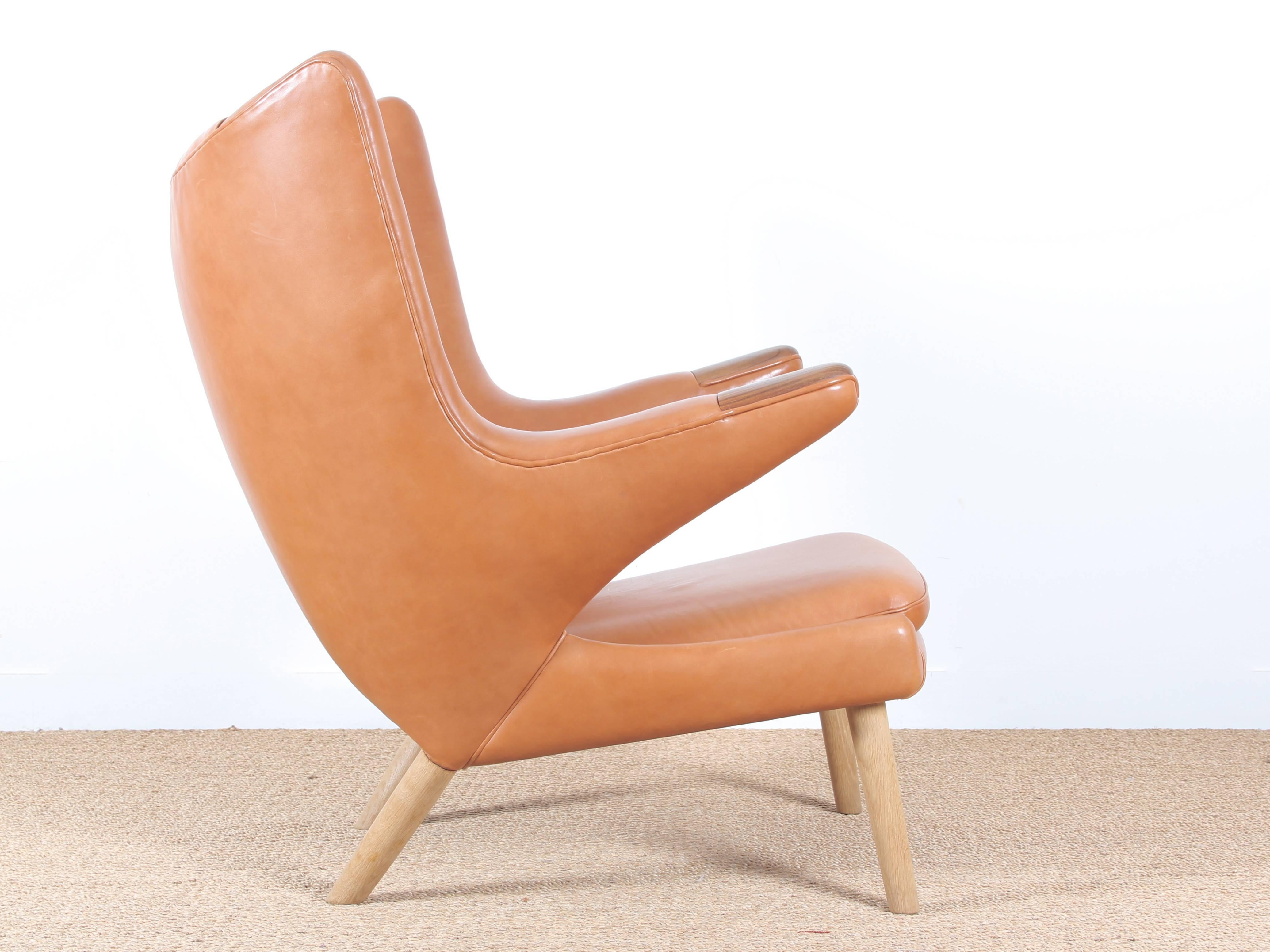 Danois Fauteuil de salon danois moderne du milieu du siècle 