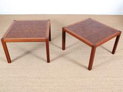Ein Paar Couchtische aus Teakholz von Rolf Middelboe & Gorm Lindum, Mid-Century Modern