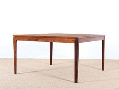 Danish Modern Square Coffee Table in Rosewood