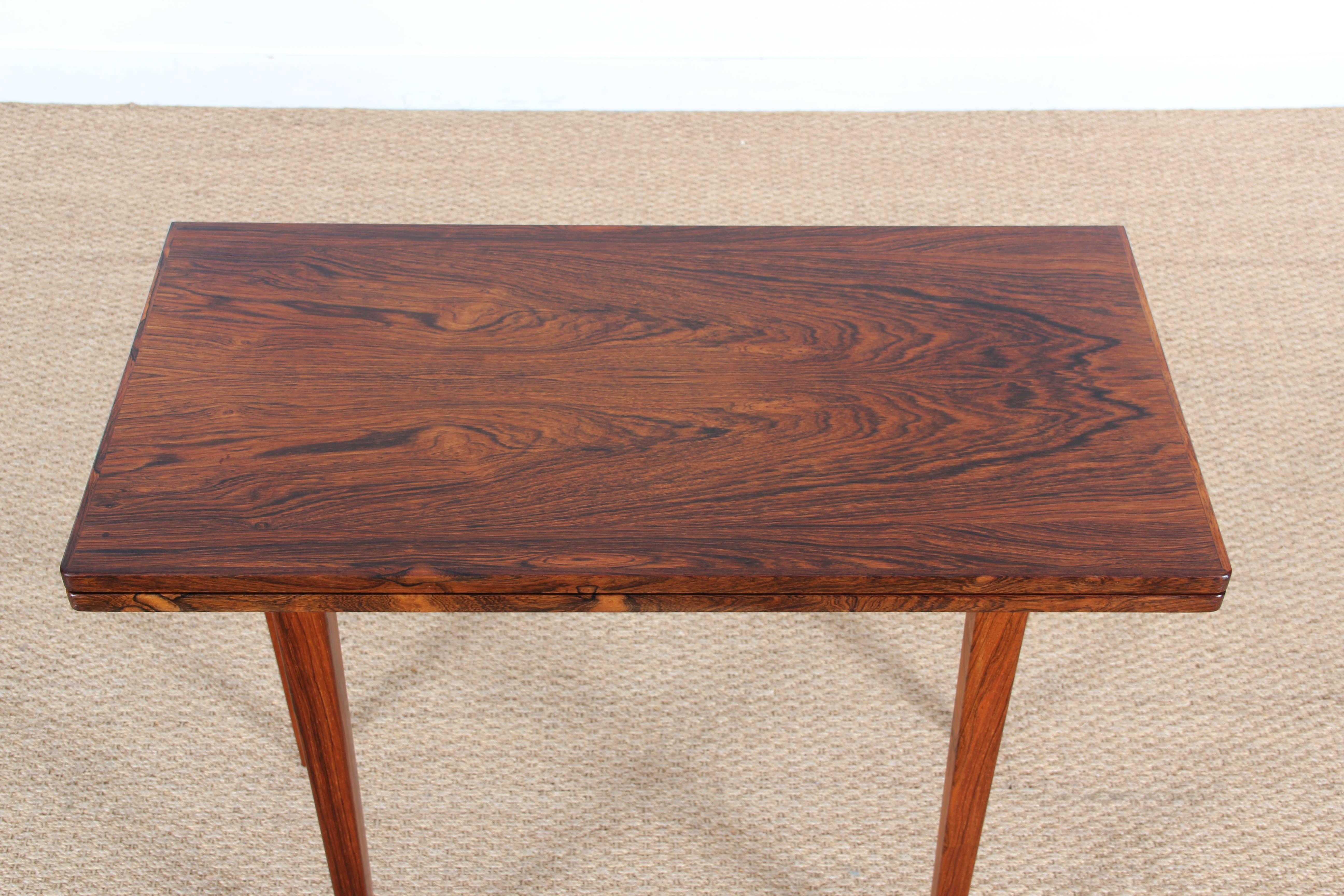 Mid-Century Modern Console Table in Rosewood 1