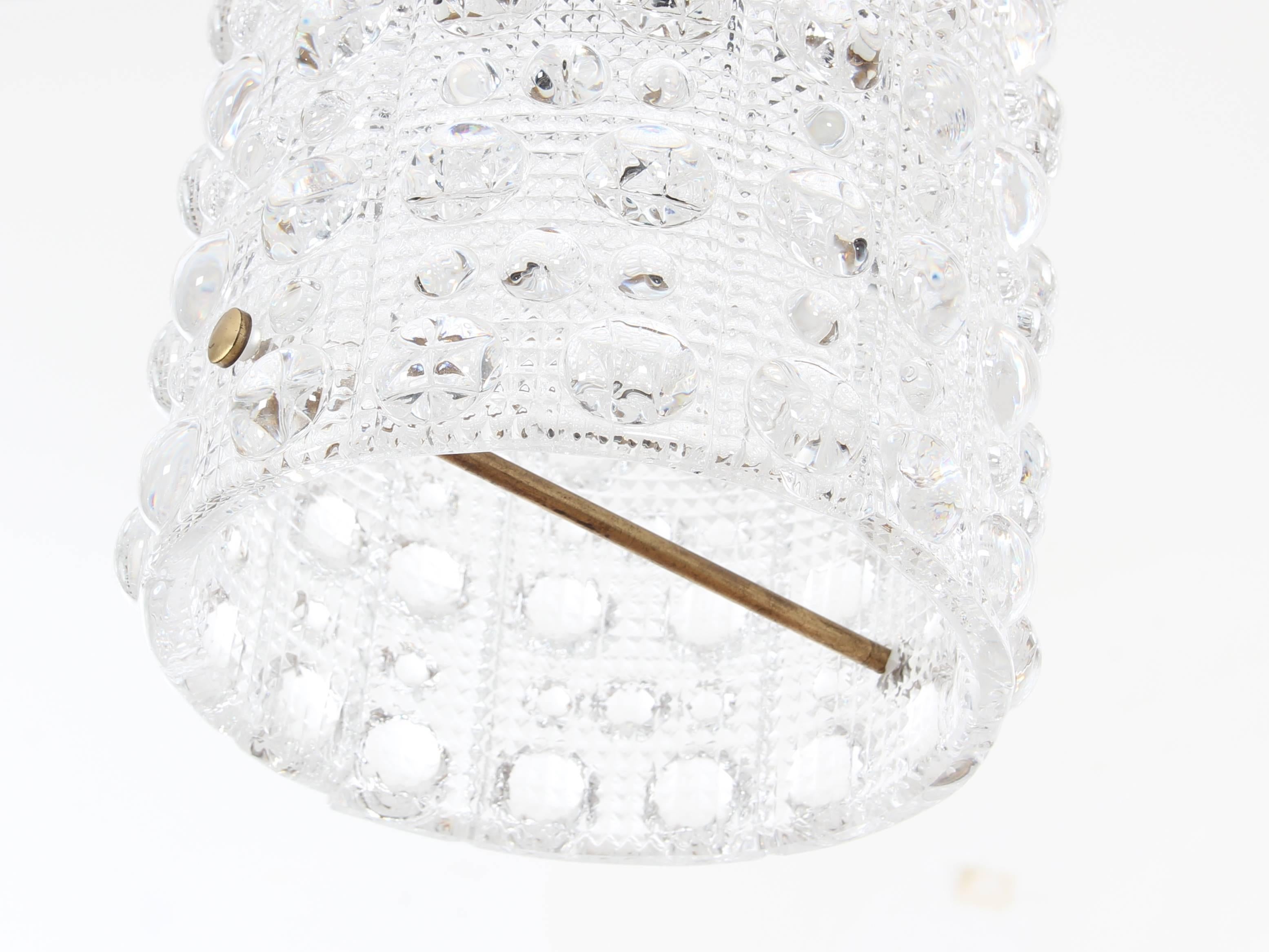 Lampada a sospensione moderna di metà secolo di Carl Fagerlund Model Cristal Design In condizioni ottime in vendita a Courbevoie, FR