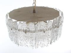 Mid-Century Modern Pendant Light in Glass by Carl Fagerlund