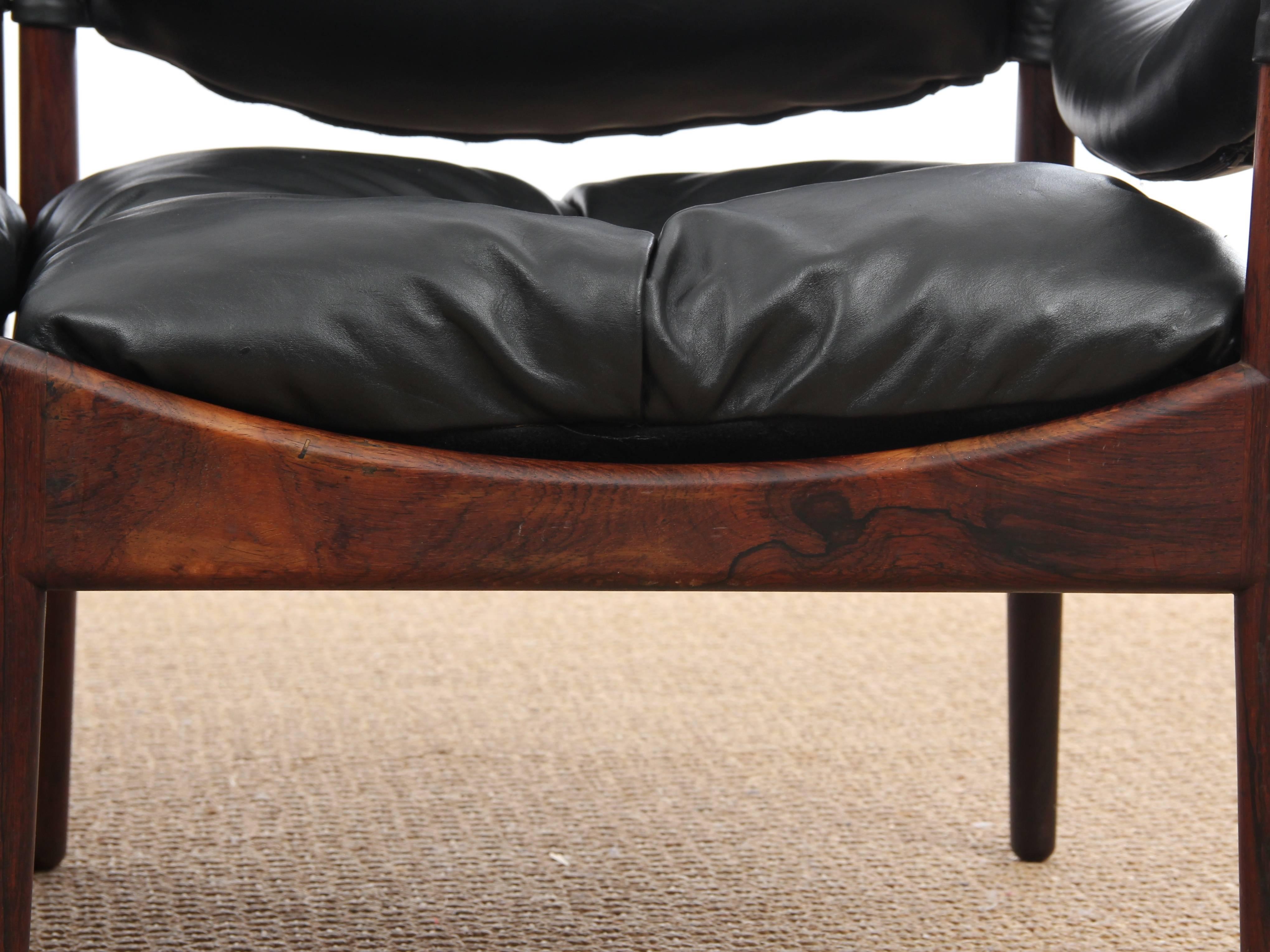 Dänisches Zweisitzer-Sofa aus Palisanderholz, Modell Modus, Mid-Century Modern im Angebot 4