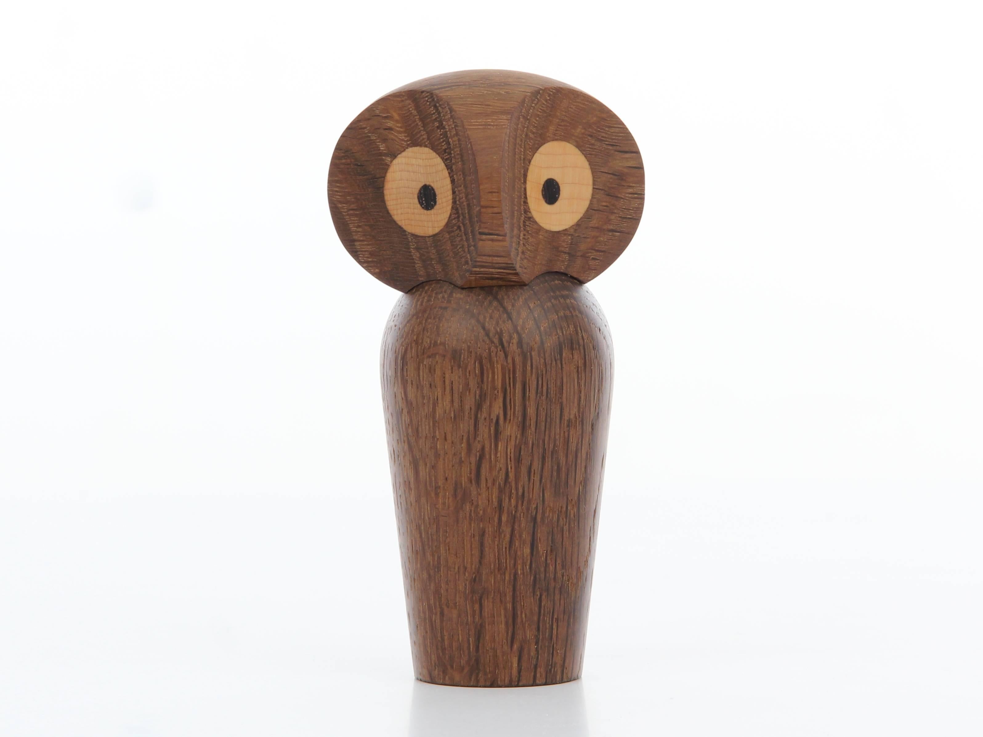 Danish Owl in Smoked Oak by Paul Anker Hansen, New Edition