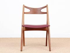 Mid-Century Modern Set of Ten Sawback Chairs by Hans J. Wegner