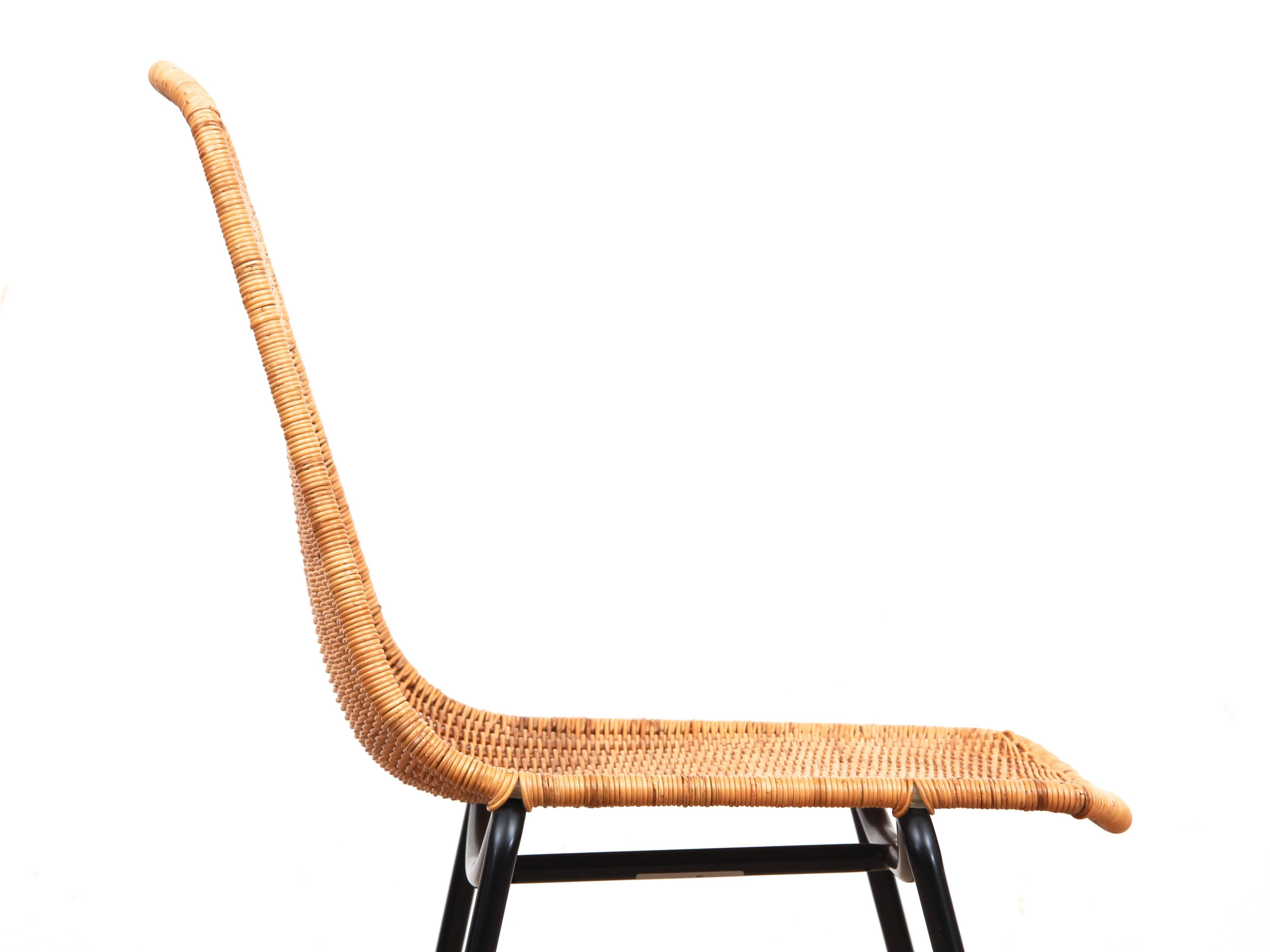 Mid-20th Century Basket Chair, New Edition For Sale