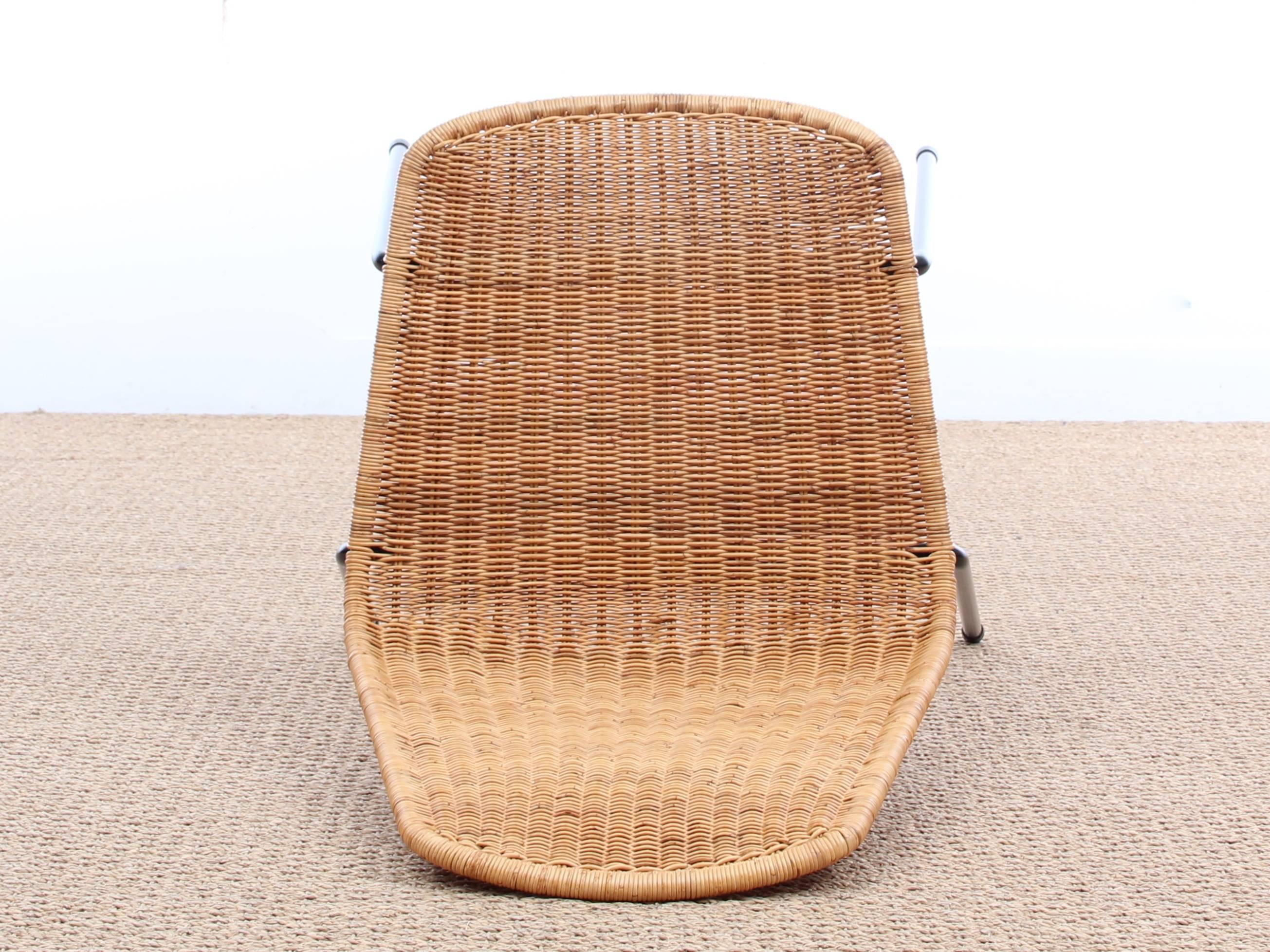 Basket Chair, New Edition In Excellent Condition For Sale In Courbevoie, FR