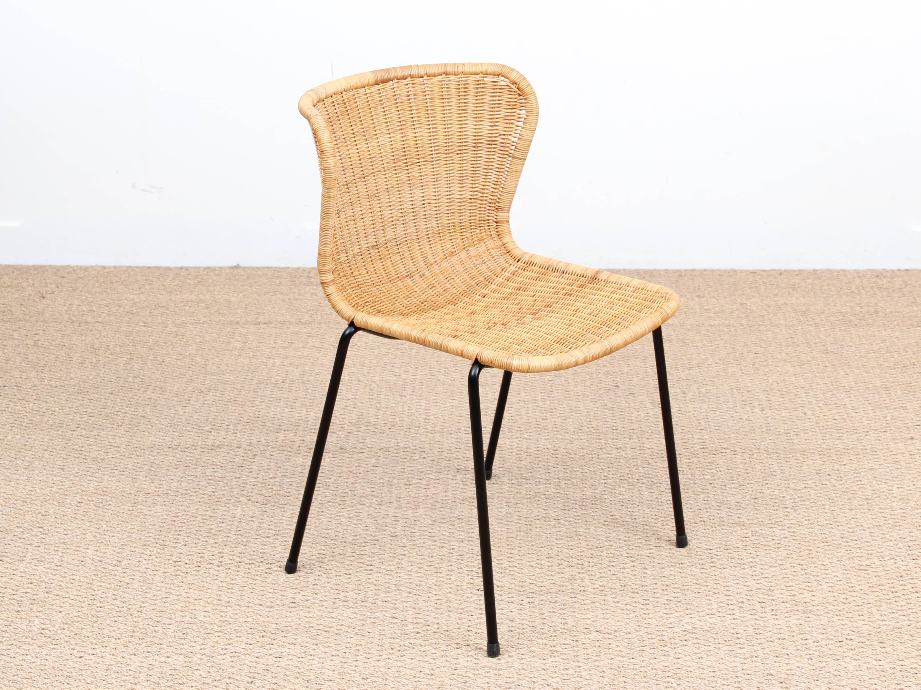 C603 Stuhl von Yuzuru Yamakawa, Neuausgabe im Zustand „Hervorragend“ im Angebot in Courbevoie, FR