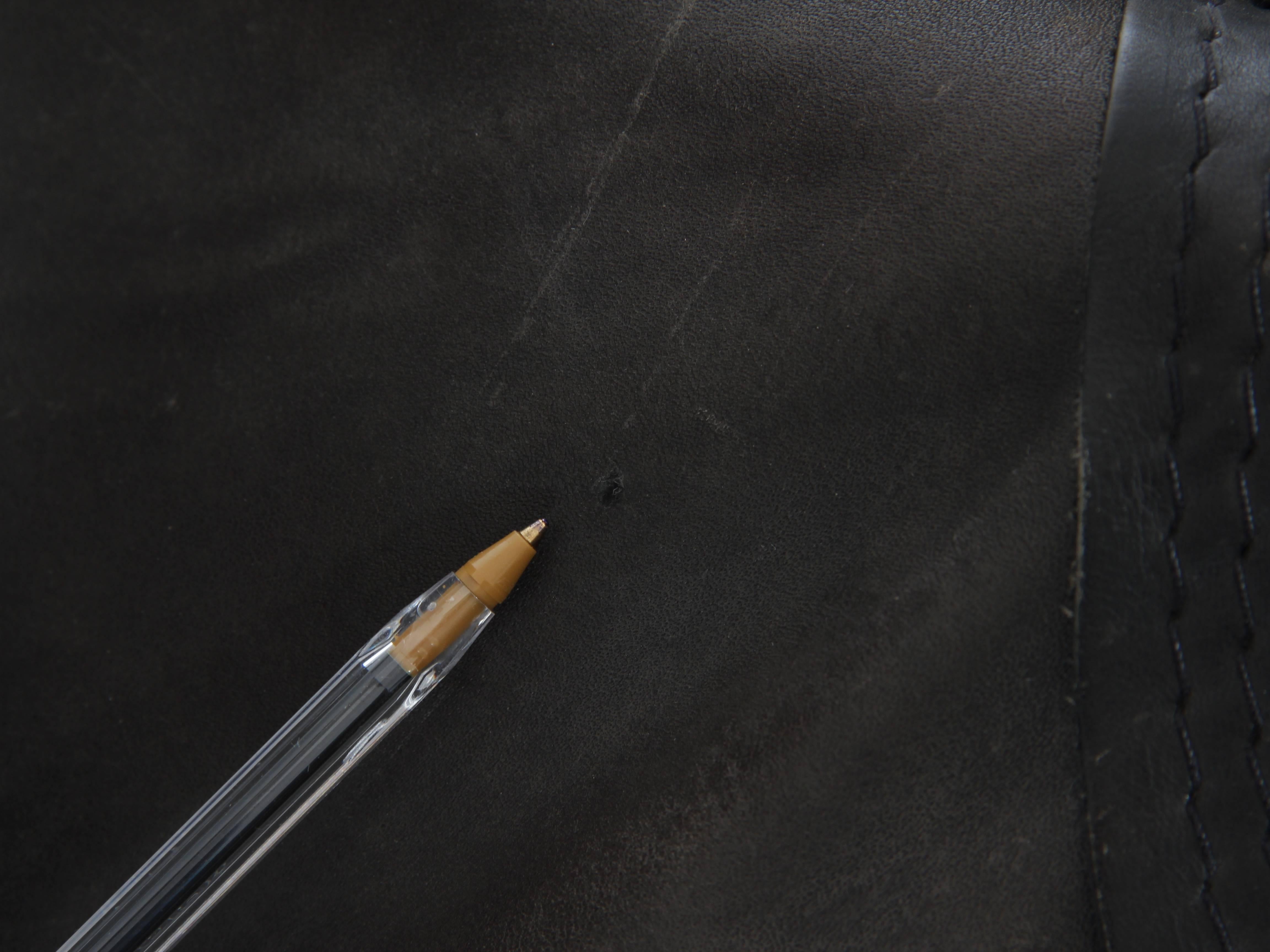 Leather Tripolina Chair by Joseph B. Fenby