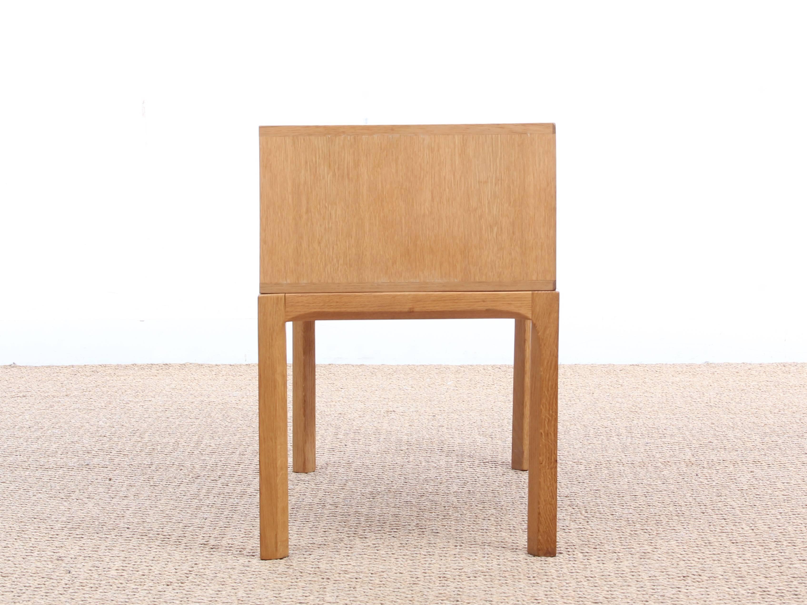 Mid-20th Century Mid-Century Modern Chest of Drawers or Bed Table in Oak by Kai Kristiansen