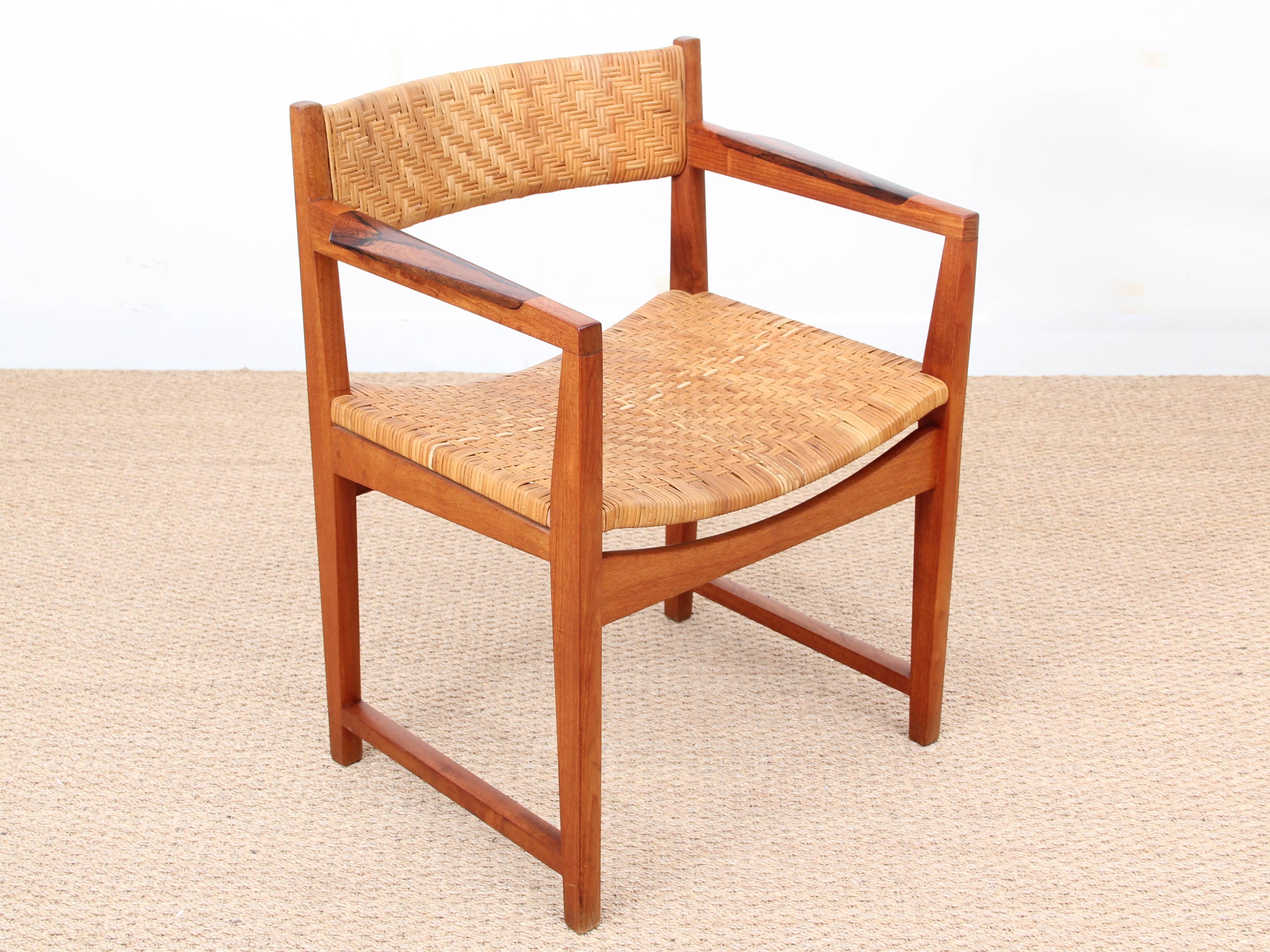 Mid-20th Century Danish Mid-Century Modern Arm Chair Model 350