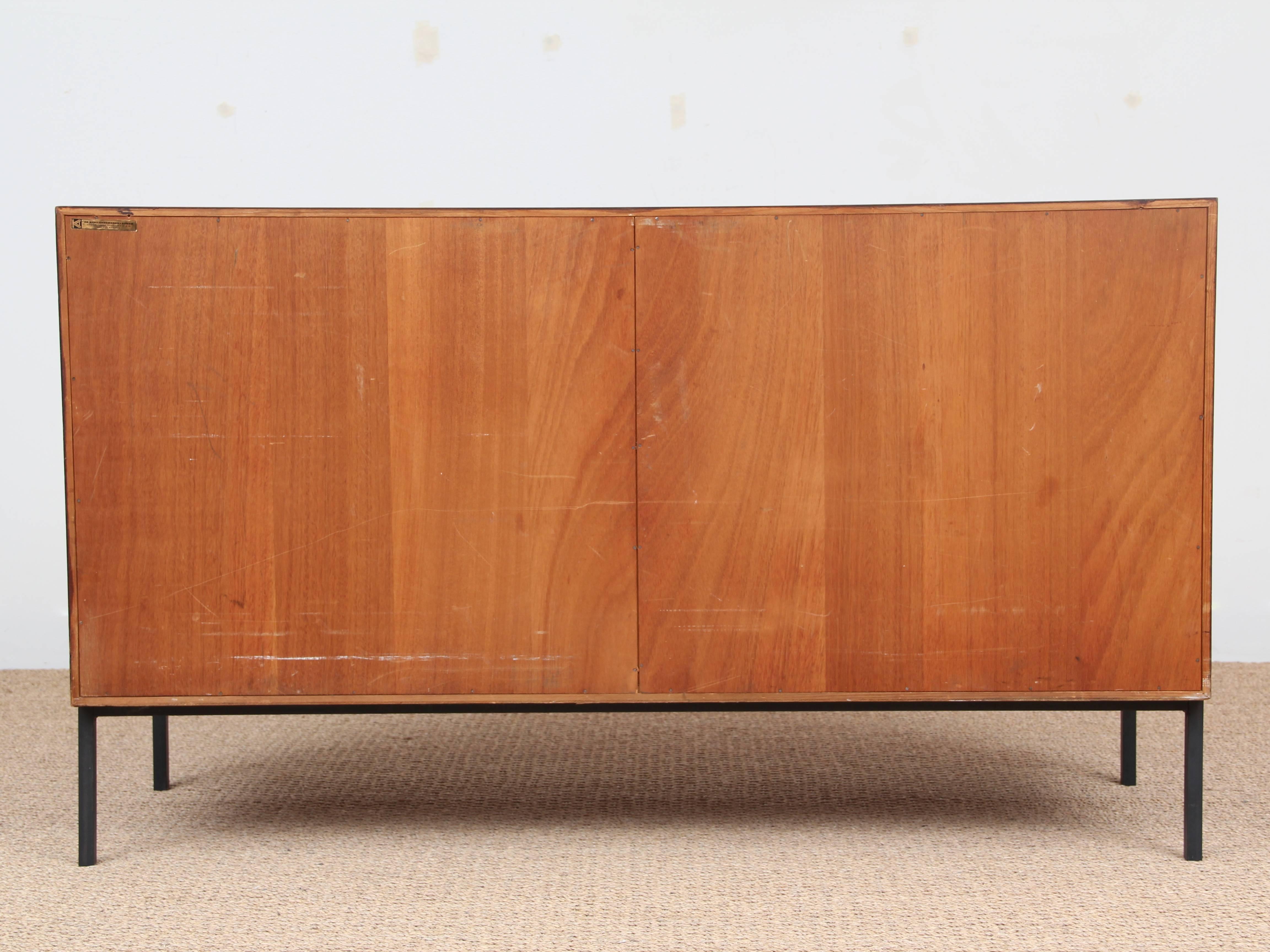 Mid-Century Modern Double Chest of Drawers by Borge Mogensen In Excellent Condition In Courbevoie, FR