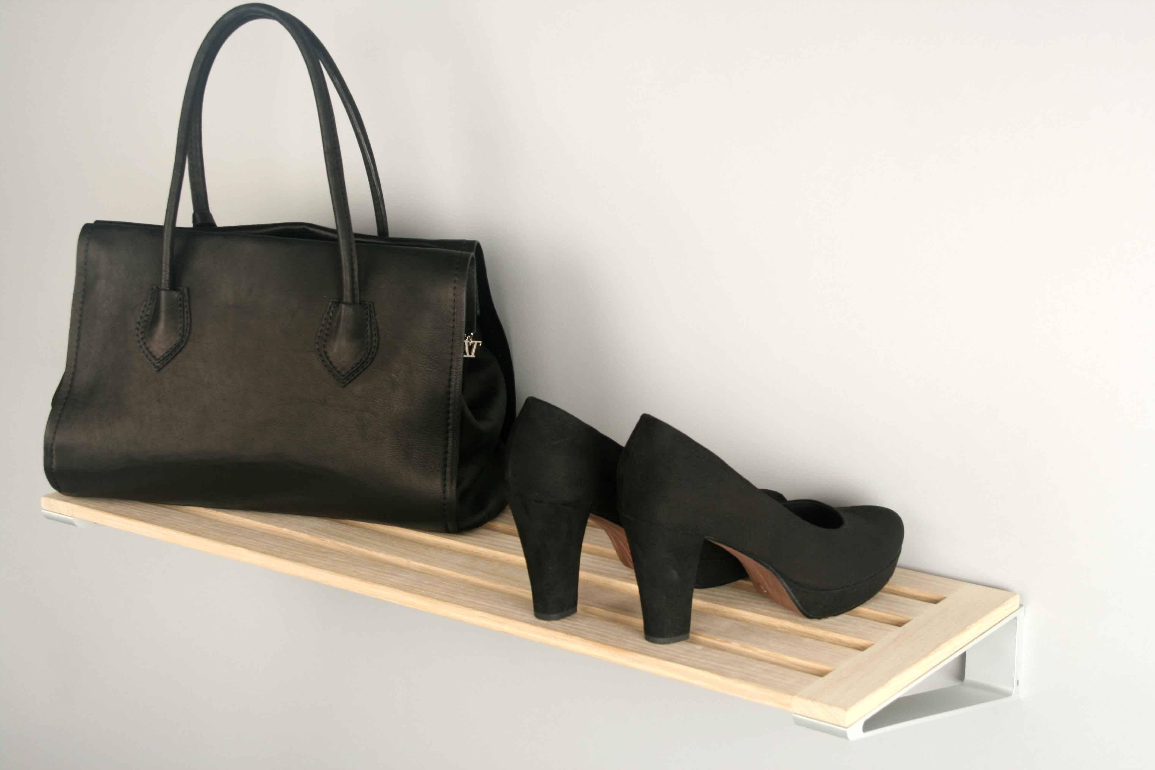 Wall Mounted Shoes and Hat Rack Model Knax by Harrit Et Sørensen 1