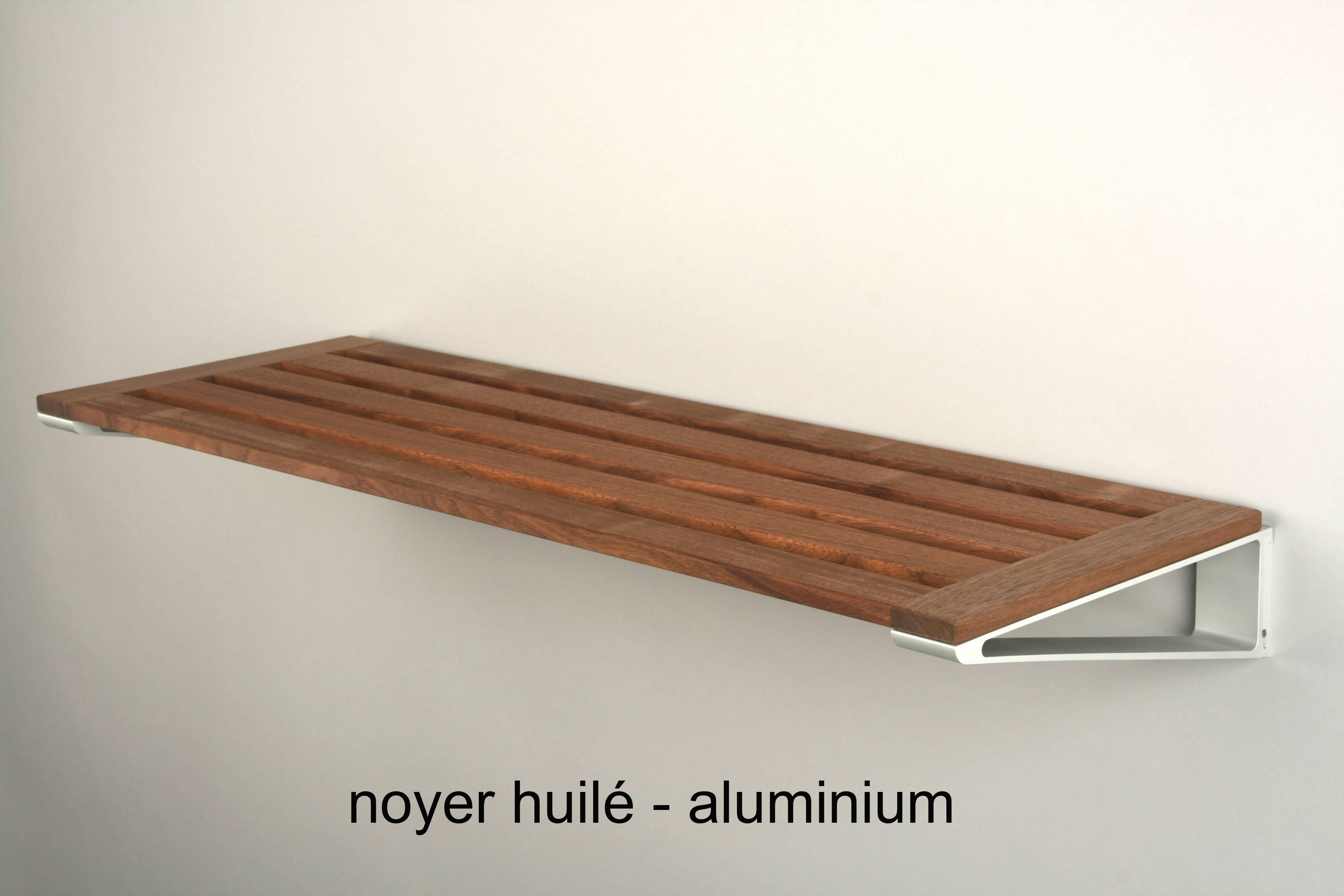 Walnut Wall Mounted Shoes and Hat Rack Model Knax by Harrit Et Sørensen