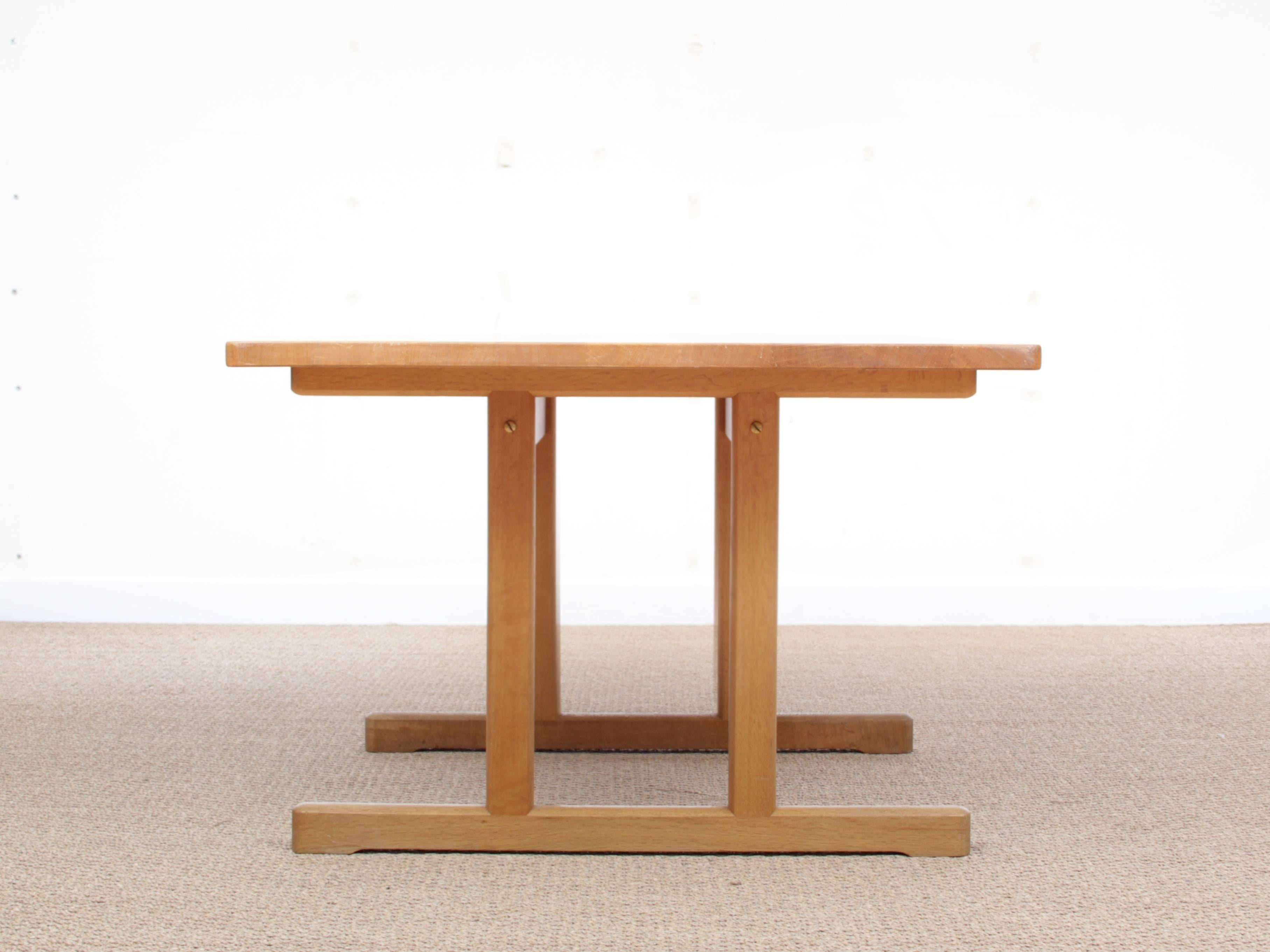 Danish Mid-Century Modern Scandinavian Dining Table Shaker 6287 by Børge Mogensen