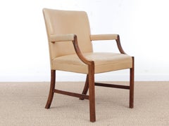 Mid-Century Modern Armchair by Ole Wanscher in Rosewood
