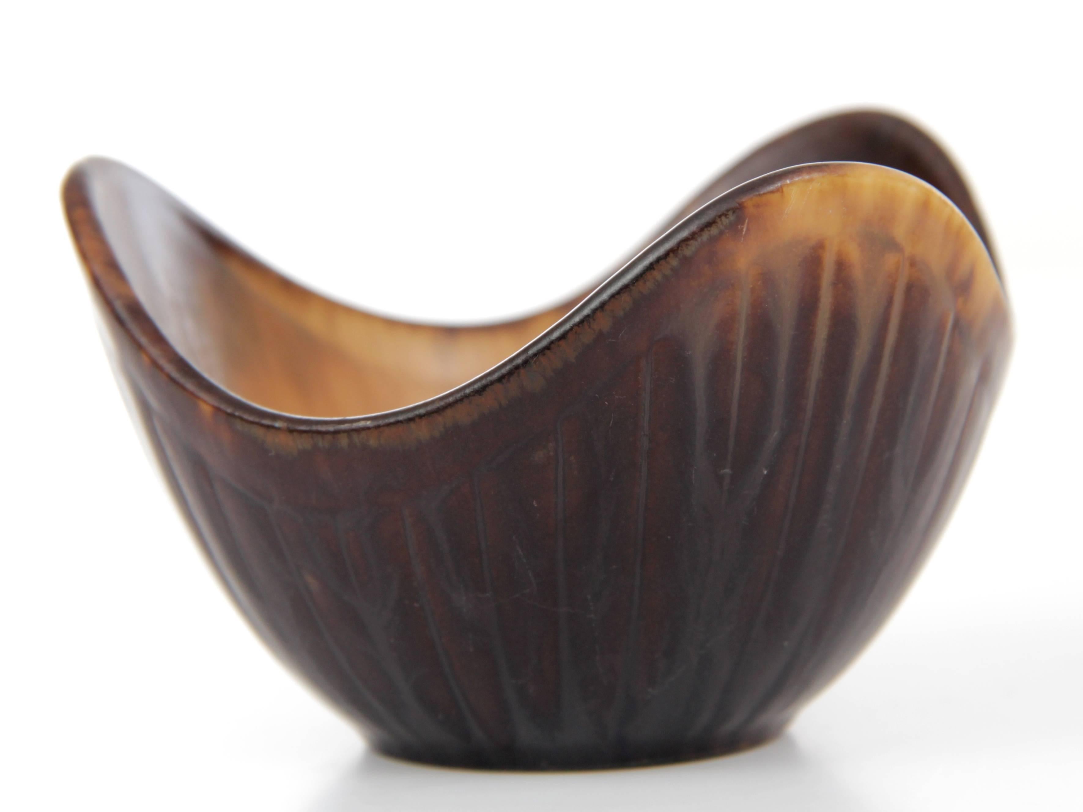 Mid-20th Century Scandinavian Ceramic Bowl, Model ASH For Sale