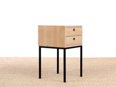 Pair of bed table in oak model Fredericia, Two drawers