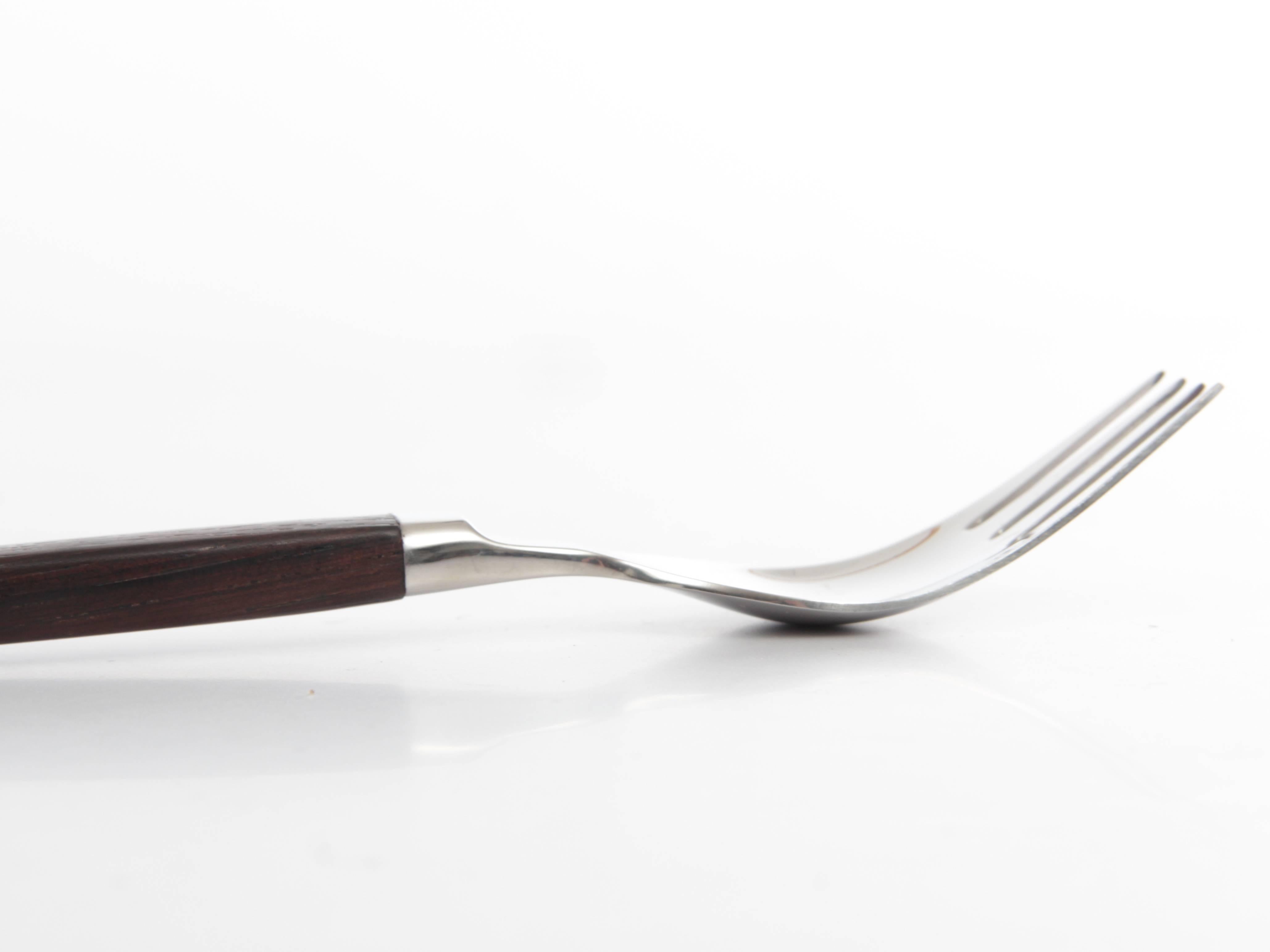 Mid-Century Modern Scandinavian Cutlery by Henning Nørgaard, Model Eton, 60 Pcs In Good Condition In Courbevoie, FR