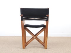 Mid-Century Modern Scandinavian Outdoor Dining Chair in Solid Teak by Hulten