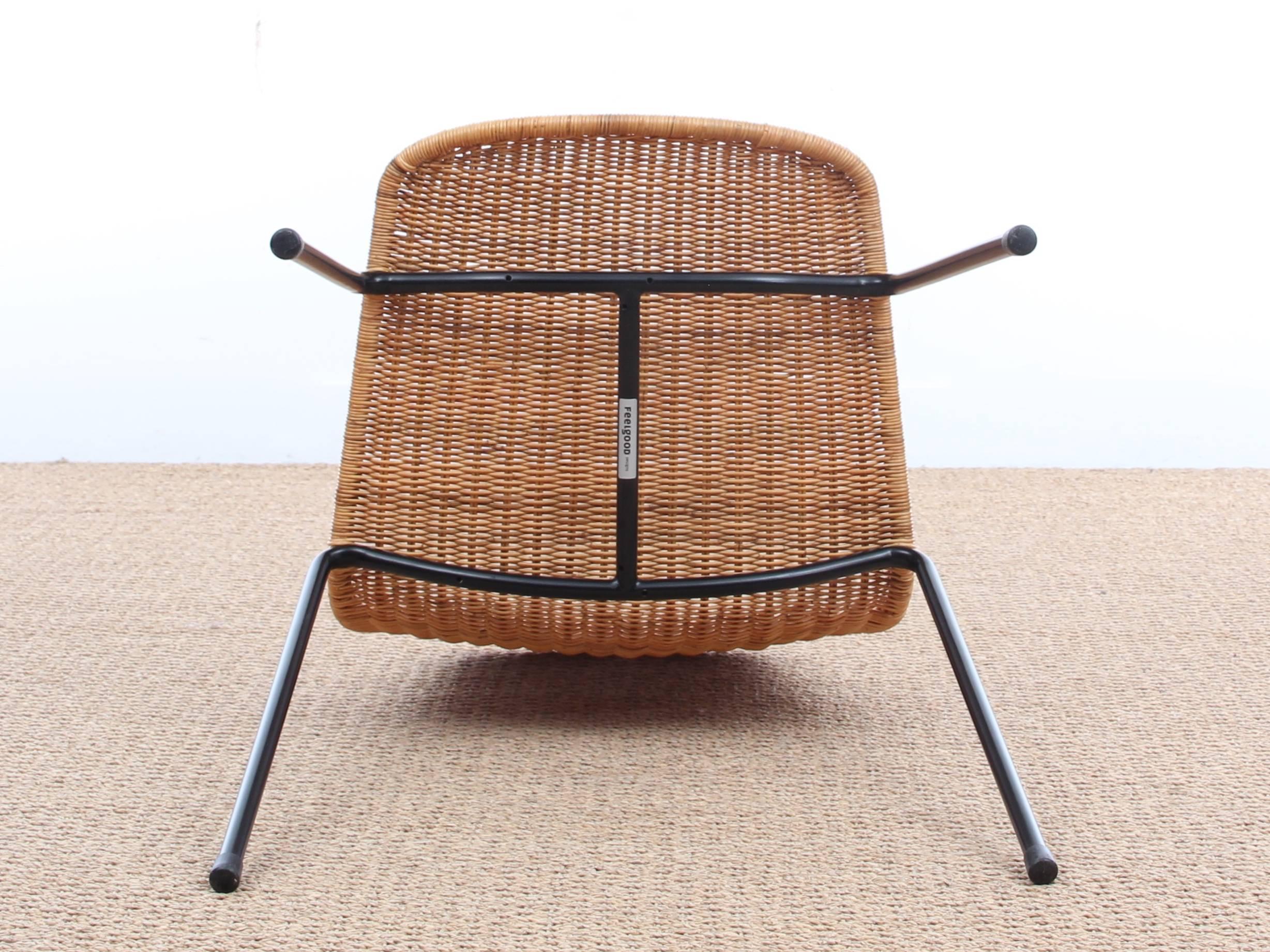 Mid-20th Century Basket Chair, New Edition For Sale