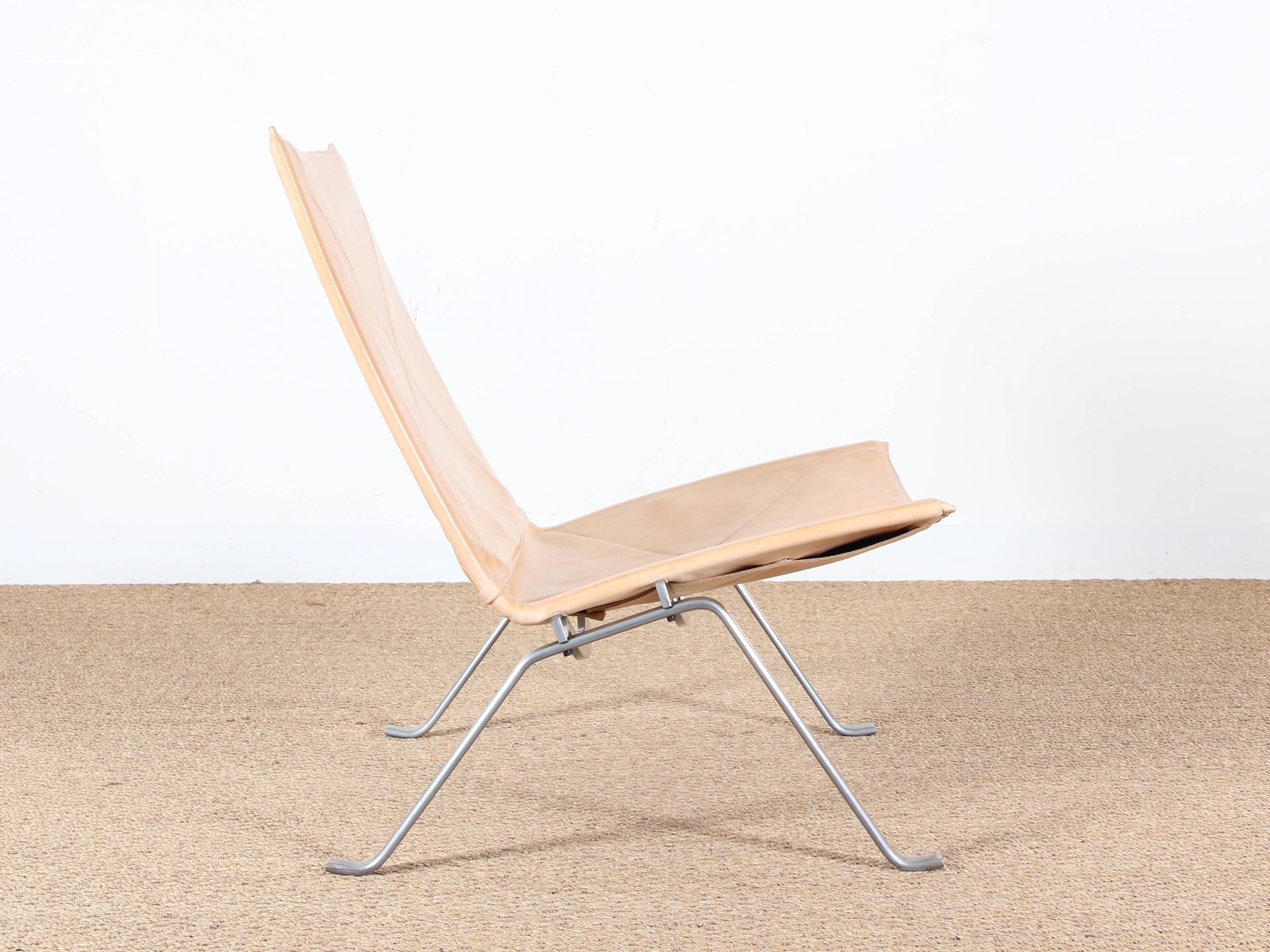 Mid-20th Century Mid-Century Modern Pair of PK 22 Chairs by Poul Kjaerholm for Kold Christiansen