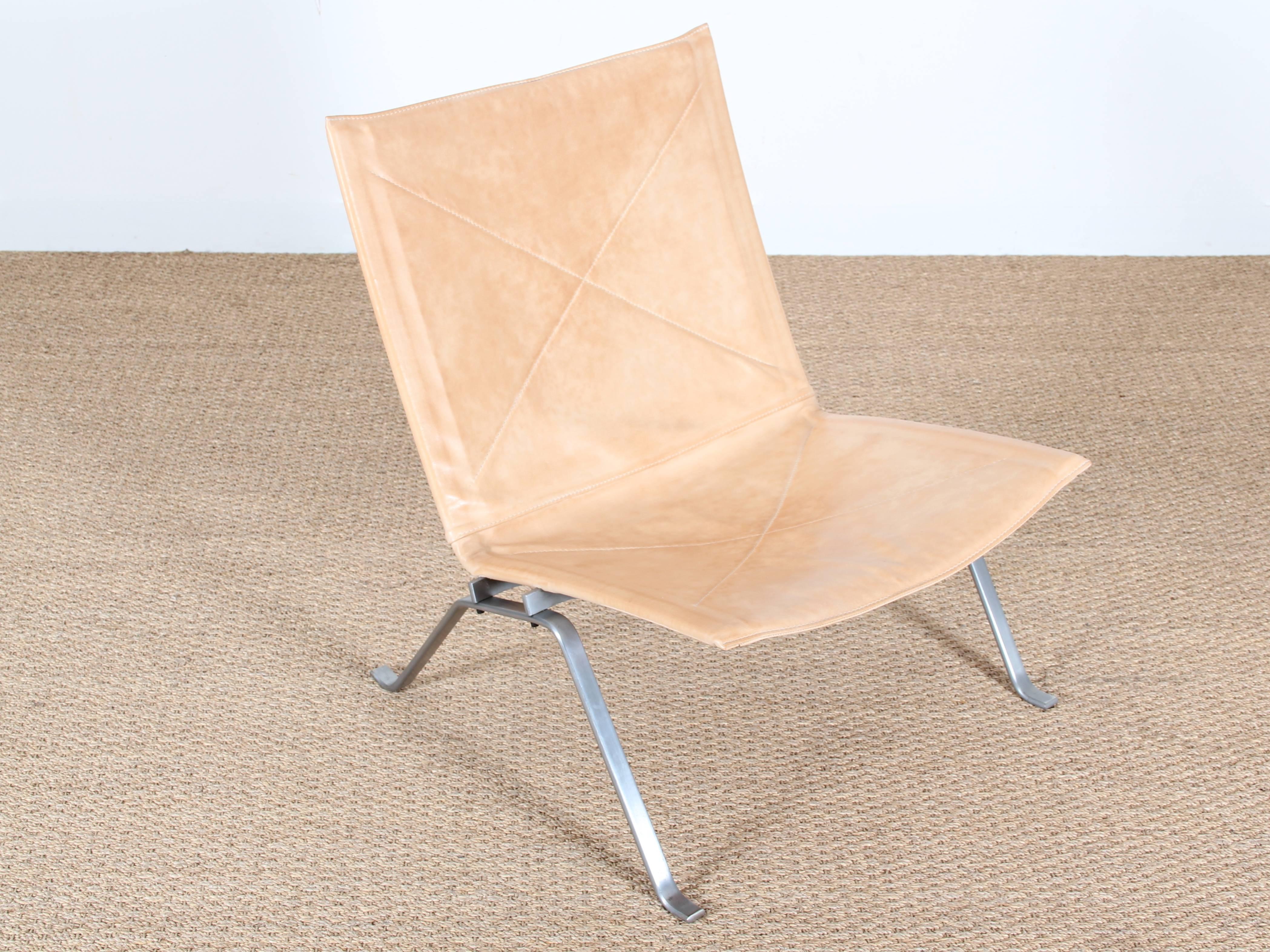 Mid-Century Modern Pair of PK 22 Chairs by Poul Kjaerholm for Kold Christiansen 3