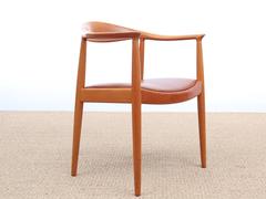Skandinavischer Sessel „The Chair“, entworfen von Hans J. Wegner