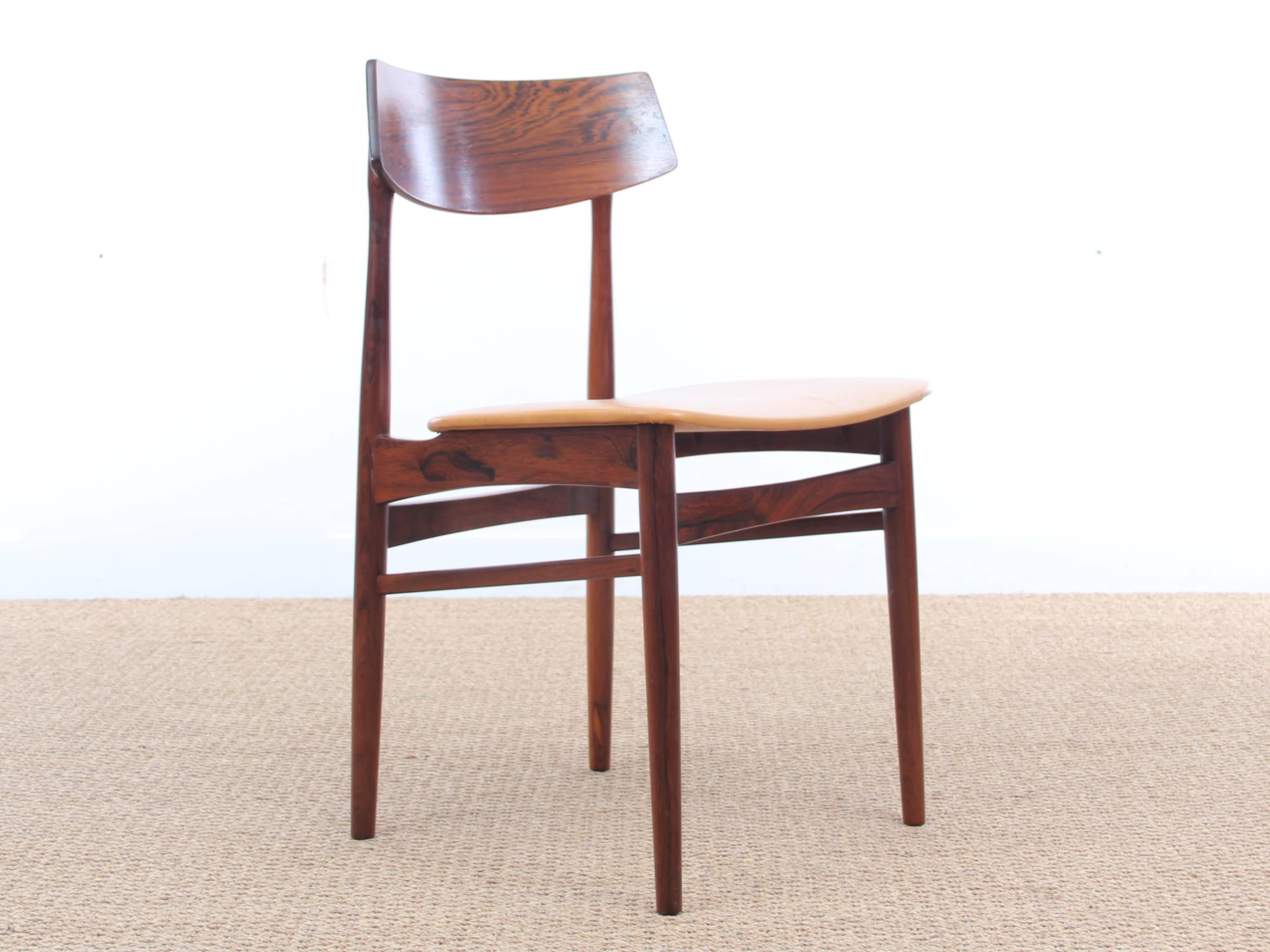 mid century modern danish dining chair