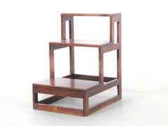 Mid century modern bookshelve Stepstool.