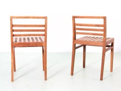 Mid-Century modern Pair of “Caillebotit” chairs, 1941 designed by René Gabriel